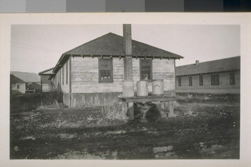 Snapshots taken in Susanville: Rear of dormitory, Susanville