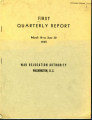 First quarterly report, 1942 March 18 to June 30