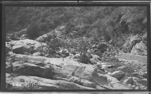 The Middle Fork headworks at Kaweah #3 Hydro Plant