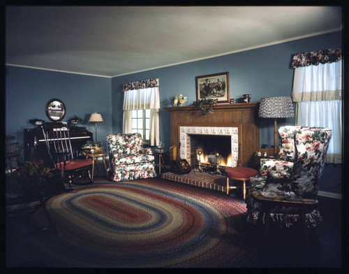 [Unidentified living rooms]. Interior