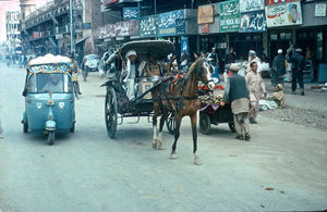 Pakistan, NWFP. Fra Qissa Khwani bazar i Peshawar (oversat: Historiefortællernes bazar)