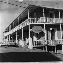 View of the Hotel Leger at Mokelumne Hill in Calaveras County