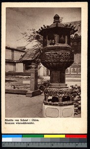 Bronze incense burner, China, ca.1920-1940