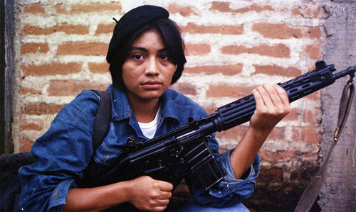 Sandinista woman, Nicaragua, 1979