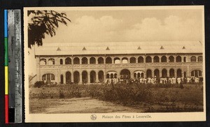 People at mission, Leverville, Congo, ca.1920-1940