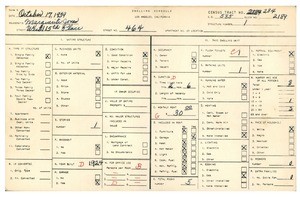WPA household census for 464 WEST 115TH PLACE, Los Angeles County