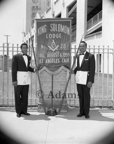 King Solomon Lodge, Los Angeles, 1956