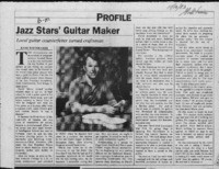 Jazz stars' guitar maker: local guitar counterfeiter turned craftsman