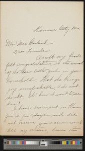 Turbia? Newberry?, letter, 1903-07-20, to Hamlin & Zulime Garland