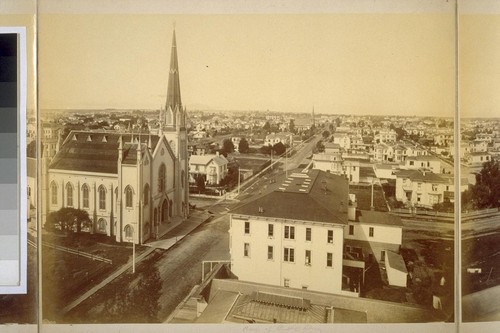 Plate 2: 14th St. looking west. Roof of Public Library