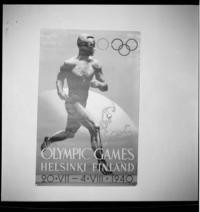 Finnish athletes [Helsinki Olympics 1940 poster]