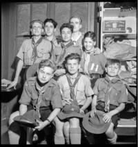 Scouts. Group [Group of boy scouts]