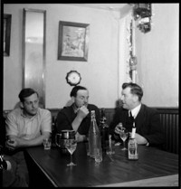 [Miscellaneous (Ammerschwihr): Mayor Roth at table "with peasants" (two men)]