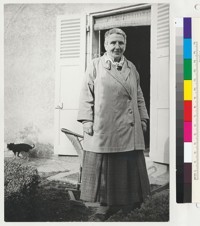 [Gertrude Stein at Bilignin.]