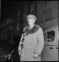 1st Day War. Chauffeur. The officer who drove military car which made it possible to save M. Therese Bonney's 5000 negatives on F[inland]" Midnight, Sunday Dec. 3