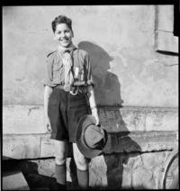 Scouts. Type [Smiling boy scout] — Calisphere