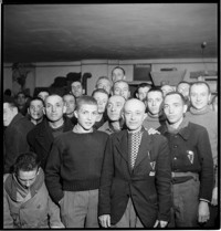 [Buchenwald: liberated French prisoners]