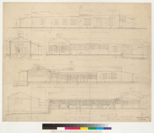 Gregory (Mrs. Warren) Farmhouse, Santa Cruz, CA, 1926-1929