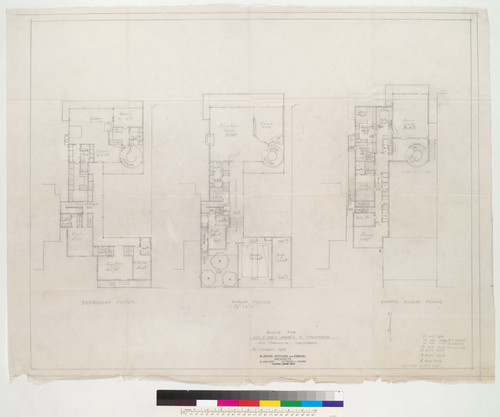 Coleman (James) Residence, San Francisco, CA, 1957