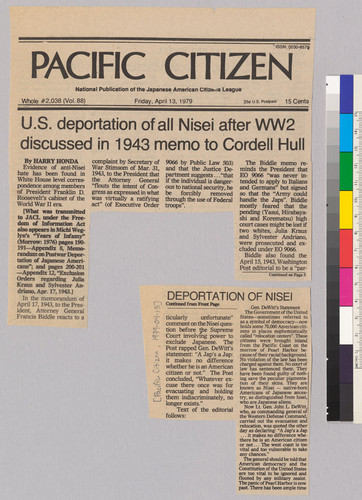 Pacific Citizen article 4/13/79