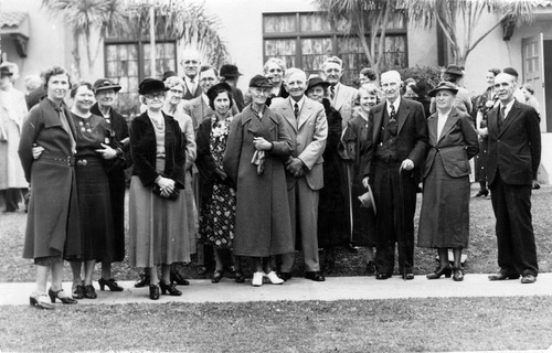 Gathering at the Friends Church