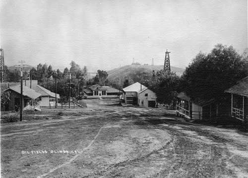 Oil fields in Olinda, CA