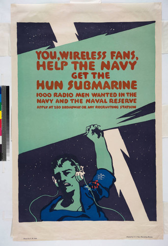 You, wireless fans, help the navy get the Hun submarine