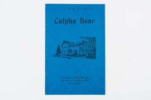 Calpha Bear: Agricultural Fraternity of Calpha