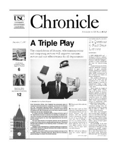 USC chronicle, vol. 17, no. 12 (1997 Nov. 17)