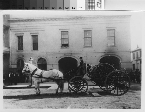 1896 Fire Department Horse Cart