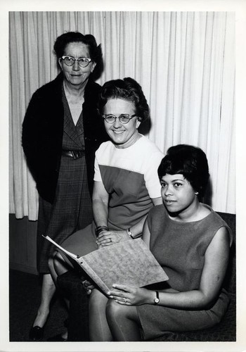 Mrs. J. H. Wythe, Mrs. Leo Sarter (Ruthadele), and Mrs Charles E. Stanley (Yvonne)