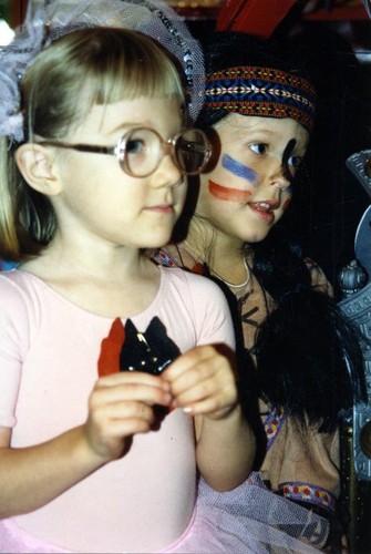 Children dressed in costumes