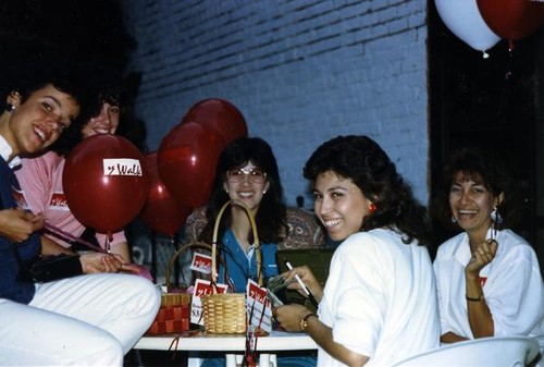 Women participating in a y-Walk fundraiser