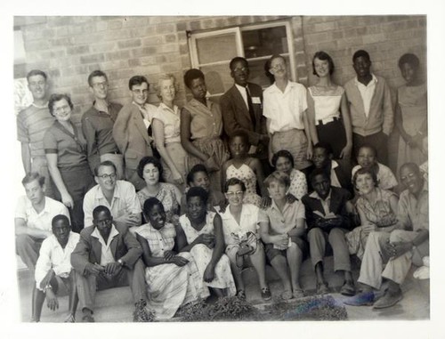 Volunteers who helped build the YWCA office and Hospitality Centre in the Copperbelt