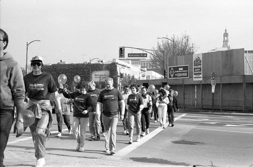 People participating in the 1986 y-Walk