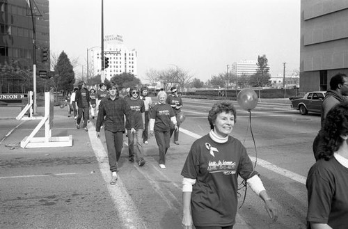 People participating in the 1986 y-Walk