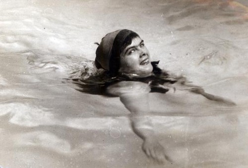 Woman swimming