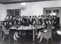 YWCA Business Club group portrait and list of their names