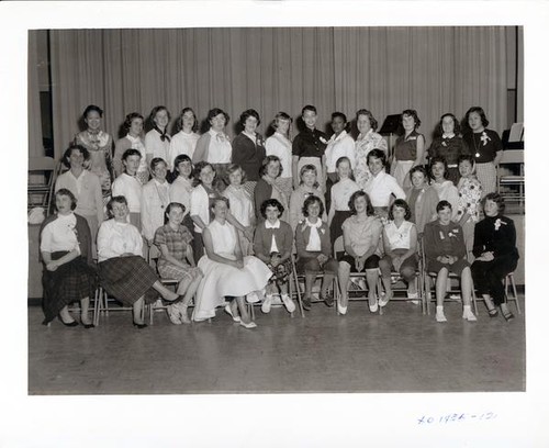 Group portrait of teenage girls