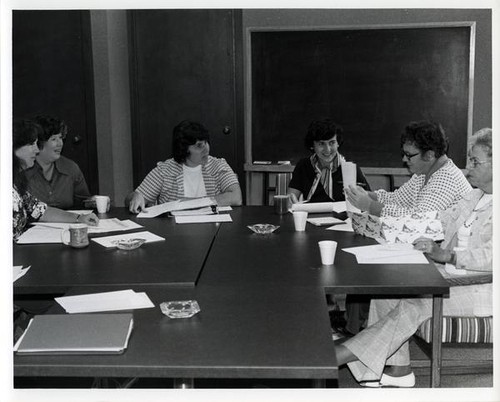 Group of women in a meeting