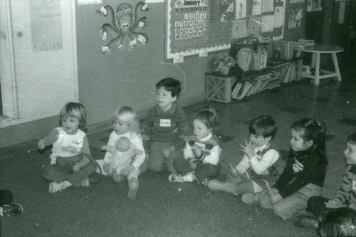 Children in the YWCA's nursery school