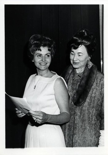 Mrs. Robert Wilson and Mrs. Wallace Hall