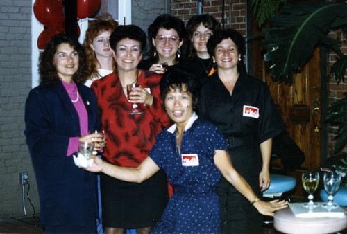 Women posing at a y-Walk party