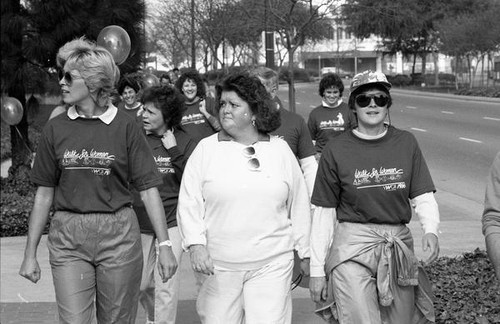 People participating in the 1986 y-Walk