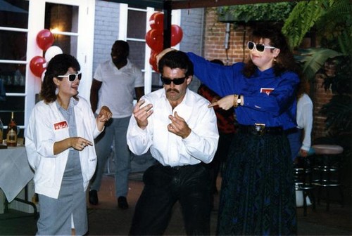 People dancing at a y-Walk party