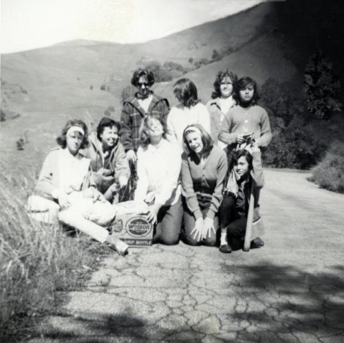 Group portrait of YWCA hikers