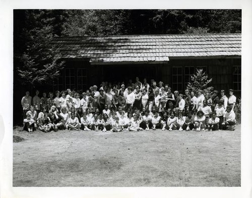 Attendees of the Total Conference for Y-Teens at Camp Timbertall