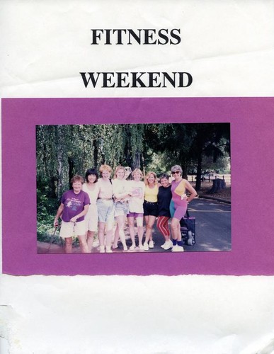 Women participating in a fitness weekend