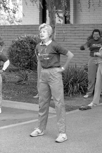 1986 y-Walk participant exercising