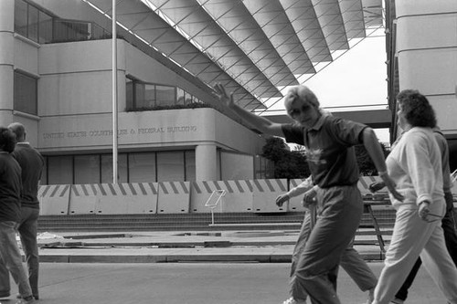 People participating in the 1986 y-Walk